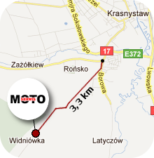 Mapa dojazdu